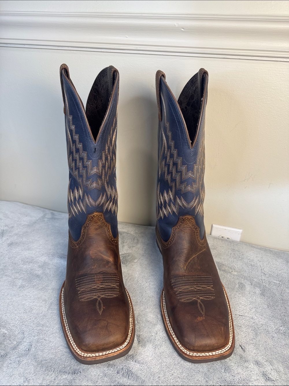 Ariat Tycoon Men’s Square Toe Cowboy Boots 10014053 - Men’s Size 12 D